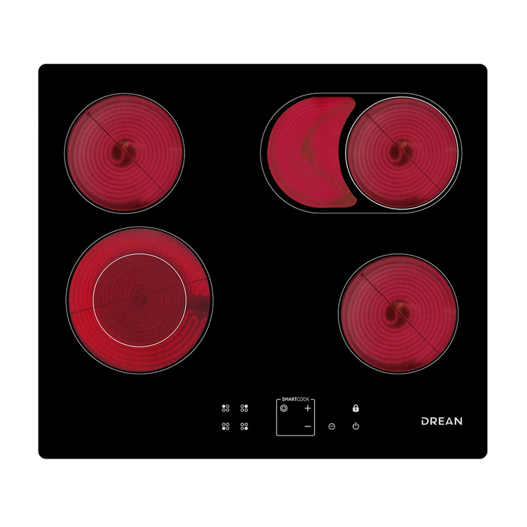 ANAFE ELÉCTRICO 4 HORNALLAS 60cm VITROCERÁMICO - DREAN [AEDR60CNV]