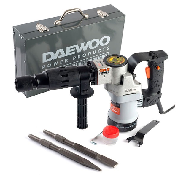 MARTILLO DEMOLEDOR 1050W - 2900BPM - IMPACTO 15 JOULES - DAEWOO [DADH1050]