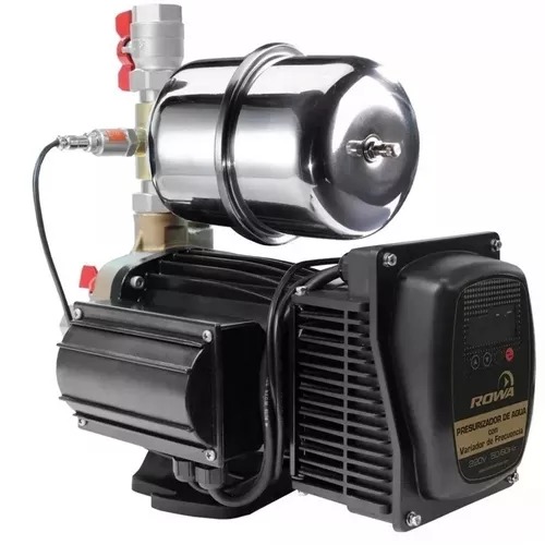 BOMBA PRESURIZADORA 1HP MAX PRESS 30 CON VARIADOR DE FRECUENCIA 1" - 4 PLANTAS - 8 BAÑOS - ROWA [0005-0581]