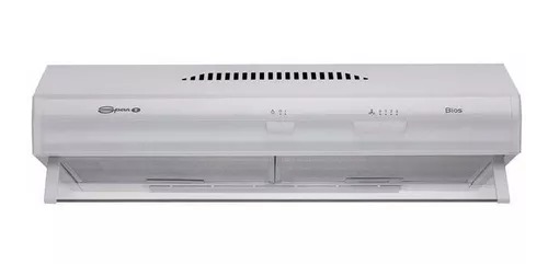 PURIFICADOR BIOS DUO 60CM - 2 MOTORES - 3 VELOCIDADES - ABSORCION 500M3/H - BLANCO - SPAR [3776-B00]