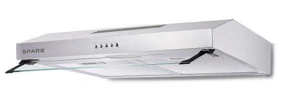 PURIFICADOR ECCOS DUO 60CM - 2 MOTOR - 3 VELOCIDADES - ABSORCION 400M3/H - SOLO SALIDA EXTERIOR - ACERO - SPAR [2360-029]