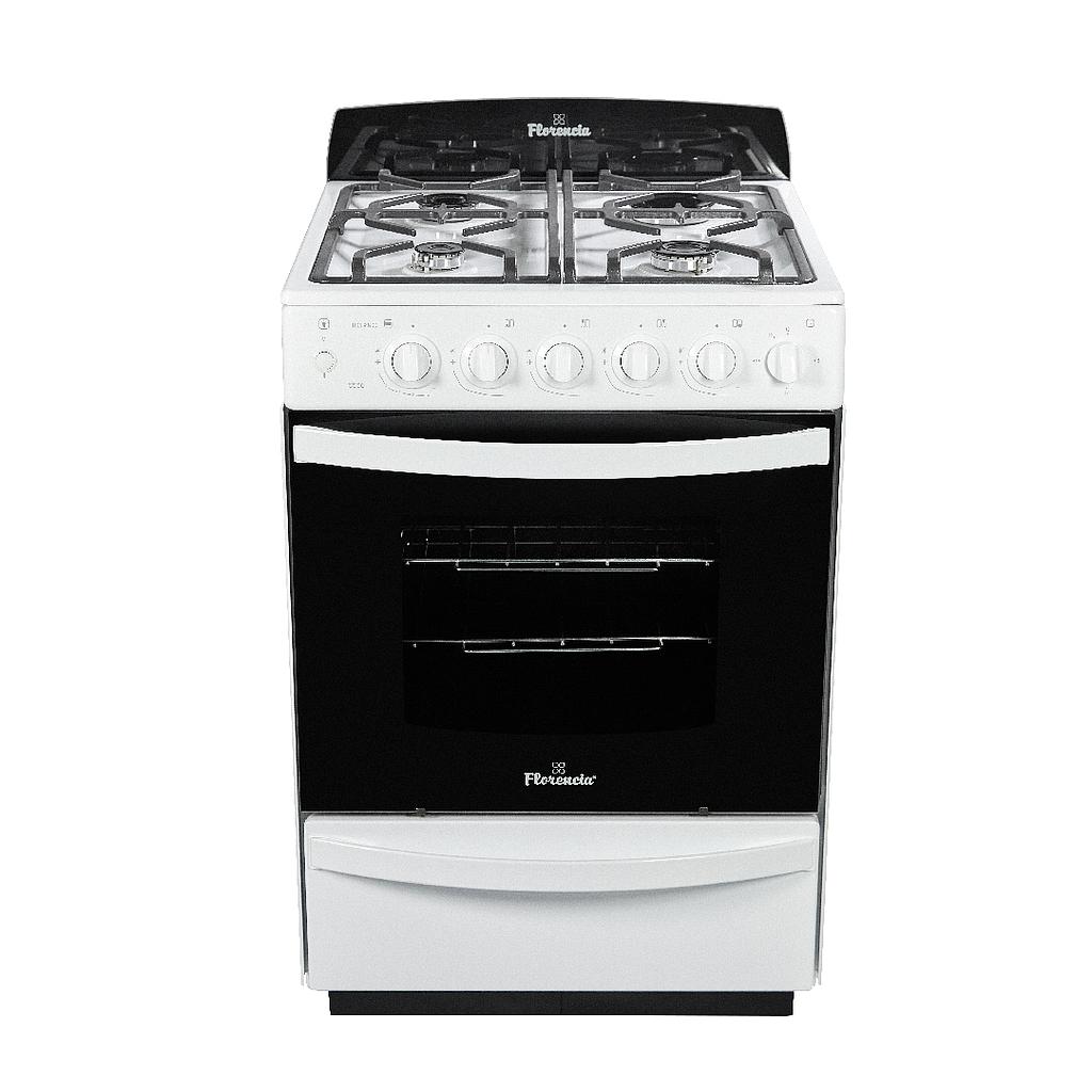 COCINA MULTIGAS 65LT 4 HORNALLAS CON ENCENDIDO ELECTRICO - BLANCO - FLORENCIA [FLOR5546]