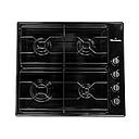 ANAFE MULTIGAS 4 HORNALLAS CON REJILLAS DE ALAMBRE ESMALTADAS - NEGRO - FLORENCIA [FLOR6737N]