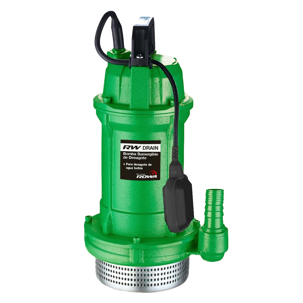 BOMBA SUMERGIBLE ROWA RW DRAIN T 18/6-F MONOFASICA - ROWA [0023-0105]
