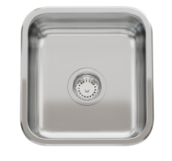 PILETA SIMPLE  E 37 - SOPAPA
CESTILLO ANTIRREBALSE - ACERO 304  - JOHNSON [E 37 CR]