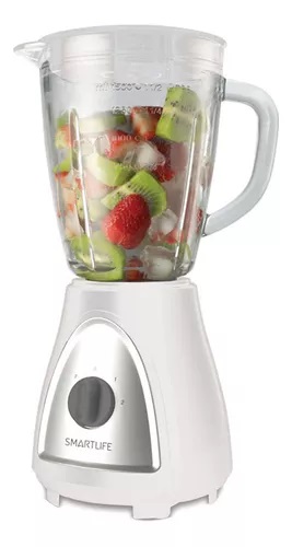 LICUADORA DE MESA 1,5LTS JARRA DE VIDRIO - BLANCO - SMARTLIFE [SL-BL1008WPN]