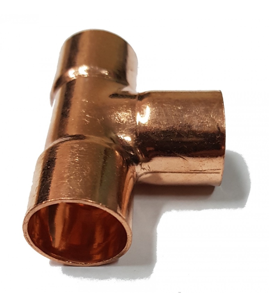 TEE DE COBRE Ø 1/4" - PARA SOLDAR