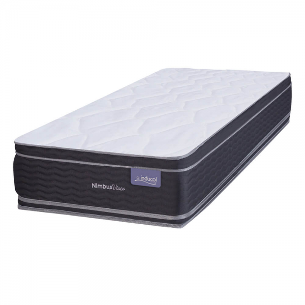 COLCHÓN DE ESPUMA NIMBUS VISCO - 1 PLAZA - 0.80X1.9 MTS - ALTURA: 27CM - INDUCOL [139100]