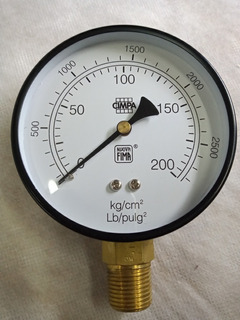 MANOMETRO-MARCA:CIMPA 0-4 KG/CM²-COD:300018 -CALDERA DIGITAL