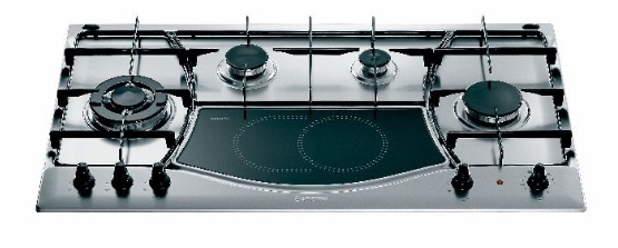 ANAFE MIXTO 90 CM - REJILLA HIERRO ESMALTADO - INOXIDABLE - ARISTON [F068806]