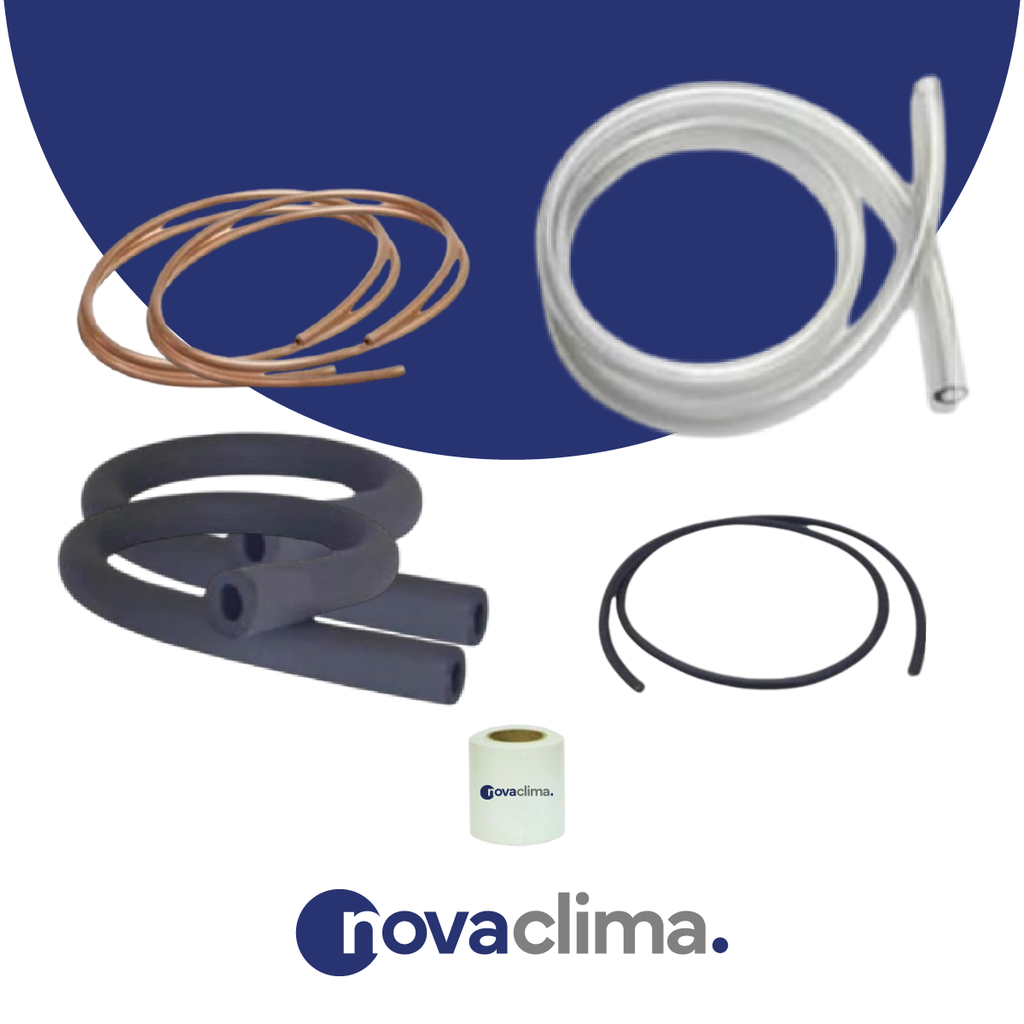 KIT INSTALACION SPLIT 3 MTS - NOVA CLIMA - 2300 Frig - SIN MENSULAS