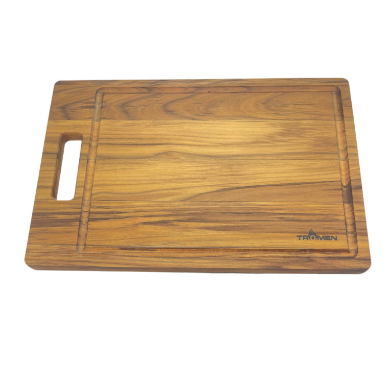 TABLA TECA 44X30CM CON AGARRE - TROMEN [95-023-055]