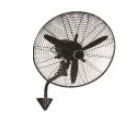 VENTILADOR INDUSTRIAL PARA PARED  30" 250W