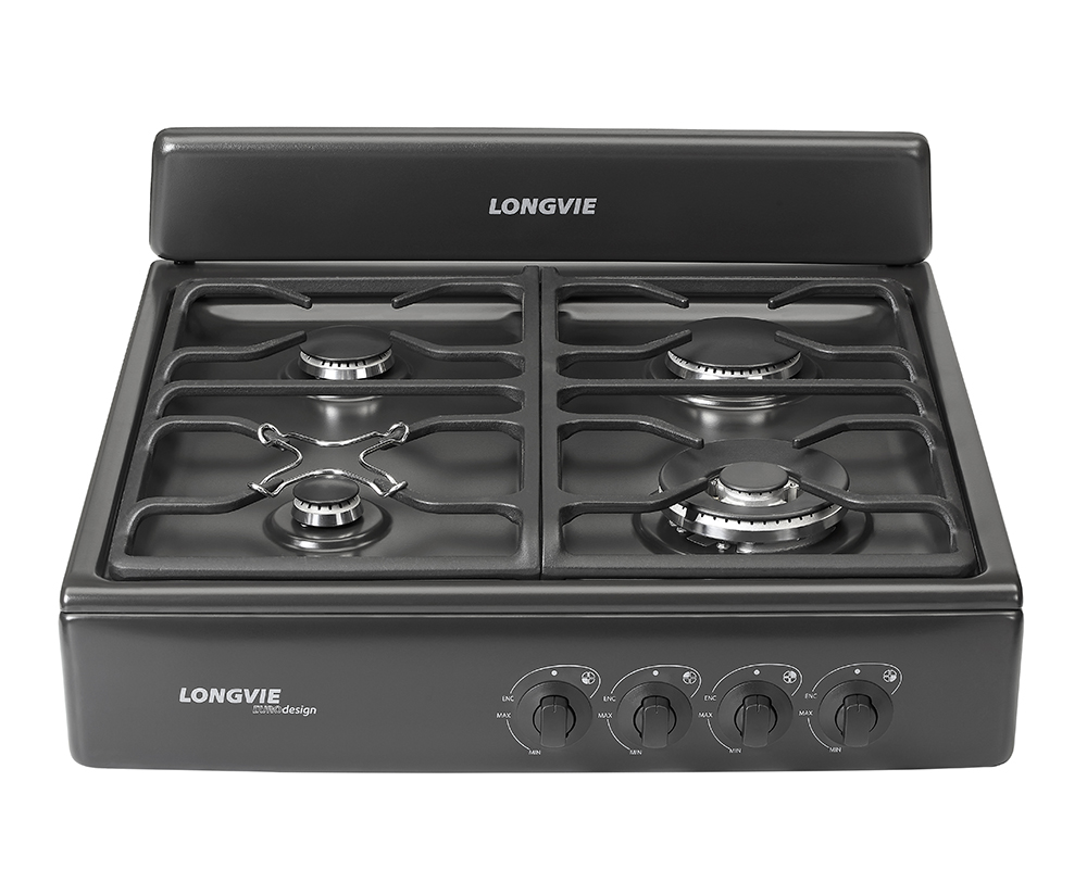 ANAFE A GAS EMPOTRABLE 4 HORNALLAS CON QUEMADOR DE ALTA EFICIENCIA - EFICIENCIA ENERGÉTICA: A+ - LONGVIE [A16601G]