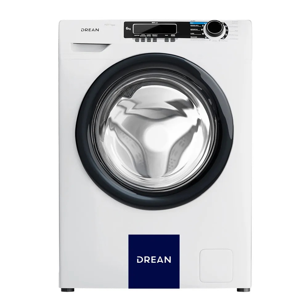 LAVARROPAS AUTOMATICO INVETER - CARGA FRONTAL 6KG  -600 RPM- EFICIENCIA ENERGÉTICA A+ - BLANCO  - DREAN[LFDR0606LB0]