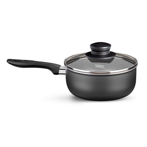 CACEROLA 18 CM SUPRA ANTIADHERENTE CON MANGO TAPA VIDRIO [972]