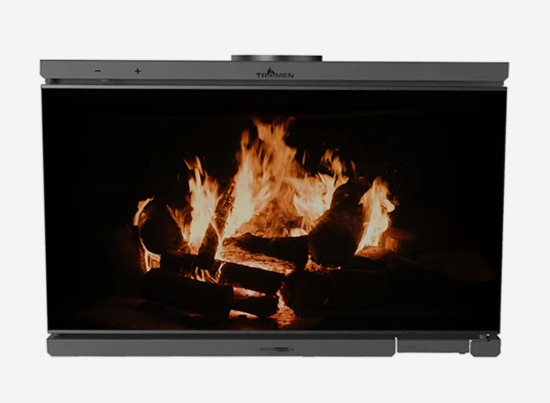 CALEFACTOR A LEÑA PARIS BLACK PREMIUM - TROMEN [01-000-109]