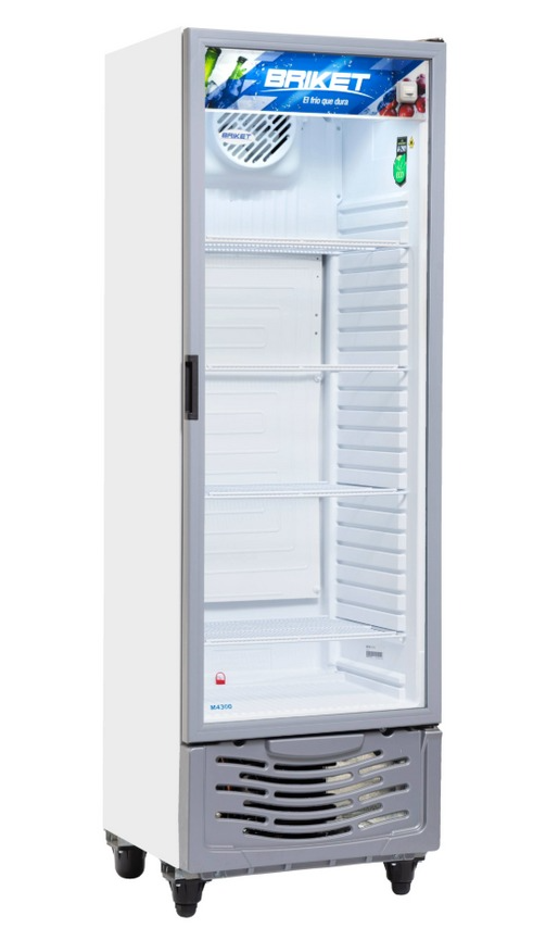 HELADERA EXHIBIDORA VERTICAL PREMIUM MASTER 4300BT -18°C - CENEFA INTERIOR, ILUMINACION LED PERIMETRAL, CONTROLADOR INTELIGENTE - BRIKET