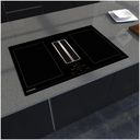 ANAFE DE INDUCCION DE 4 ZONAS CON EXTRACTOR NEGRO DE 77cm - NODOR [ISN7220BK]