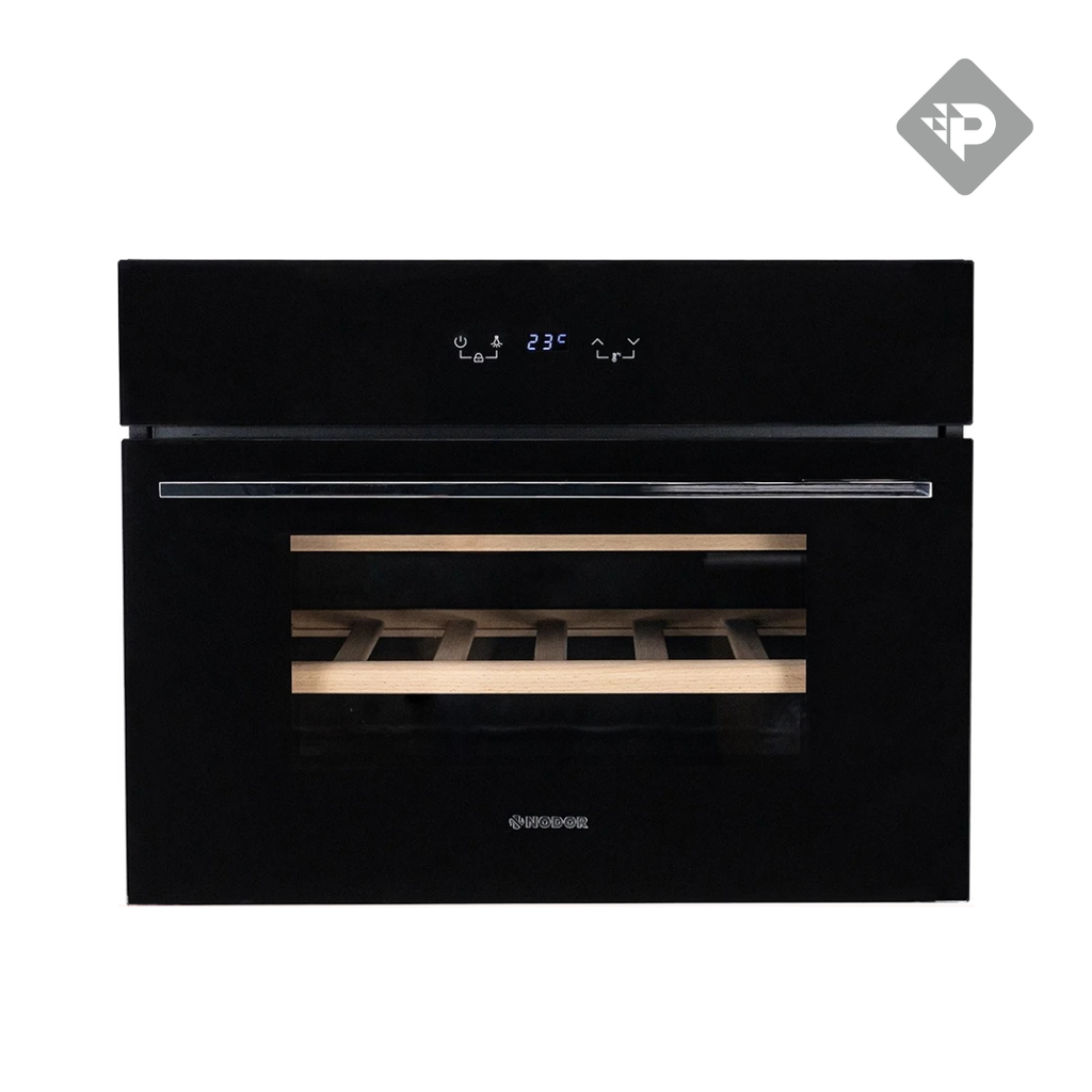CAVA NOFROST EMPOTRABLE 24 BOTELLAS NEGRA DE 45cm - NODOR [VC4800DB]