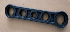 LLAVE PLASTICA PARA AJUSTE DE RADIADOR - 17mm; 22mm; 25,5mm; 28mm y 32mm - NOVA CLIMA