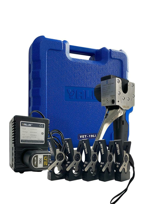 PESTAÑADORA ELECTRICA EXCENTRICA 1/4 – 3/4 - VALUE [VET-19Li]