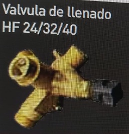 VALVULA DE LLENADO - COMPATIBLE CON CALDERAS FERROLI FORTUNA HF 24/32/40 [902623620]