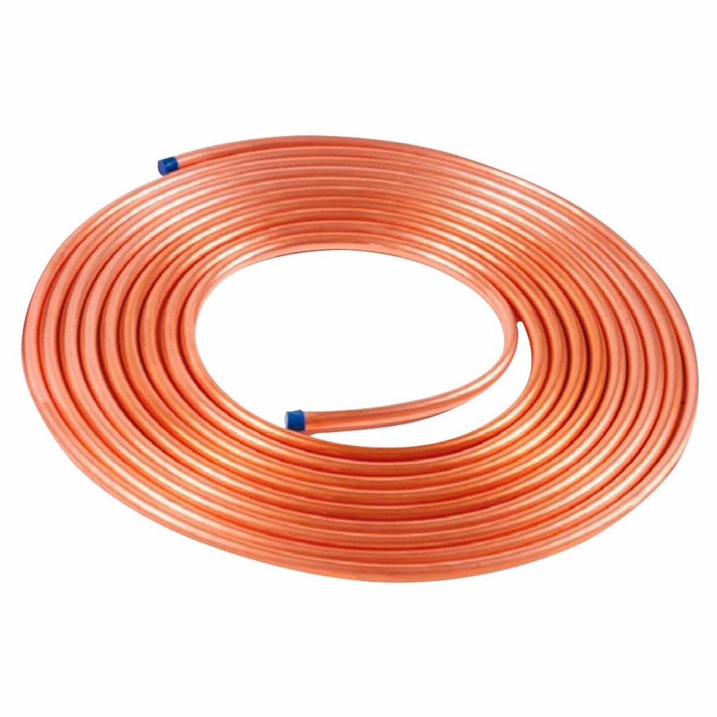 CAÑO DE COBRE FLEXIBLE Ø 3/8" - 0.8MM - ROLLO 15MTS - BRASIL - PRECIO POR MT