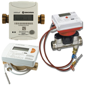 CONTADOR VOLUMÉTRICO DE ENERGÍA TÉRMICA DE DOBLE REGISTRO CON CONEXIONES 3/4" 2,5 M3/H GE552Y159 - GIACOMINI (REZAGO) - LNA