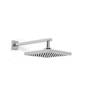 FLOR DUCHA PARED RECTANGULAR 20 CM PIAZZA UNIQUE - ANTICALCARIO - 5 AÑOS DE GARANTIA