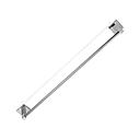 TOALLERO BARRAL BAÑO PIAZZA UNIQUE - CROMADO - 1 AÑO DE GARANTIA [72822]