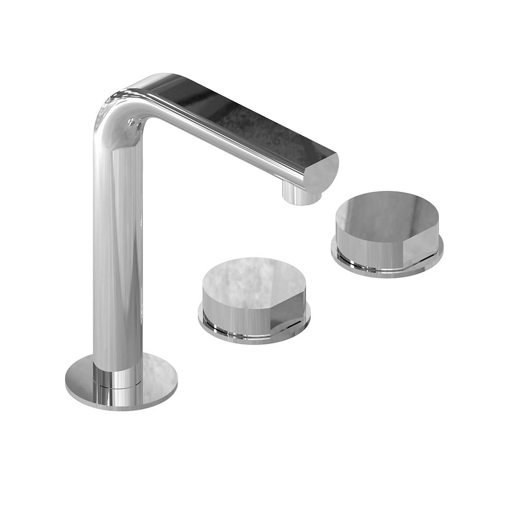 GRIFERÍA LAVATORIO DIRECCIONABLE BICOMANDO LUXURY CROMO - HIDROMET - 10 AÑOS DE GARANTÍA [15019CRCR]