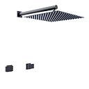 GRIFERÍA DUCHA BICOMANDO SIN TRANSFERENCIA BLOCK PLANE NEGRO - HIDROMET - 10 AÑOS DE GARANTÍA [34009NEGR]