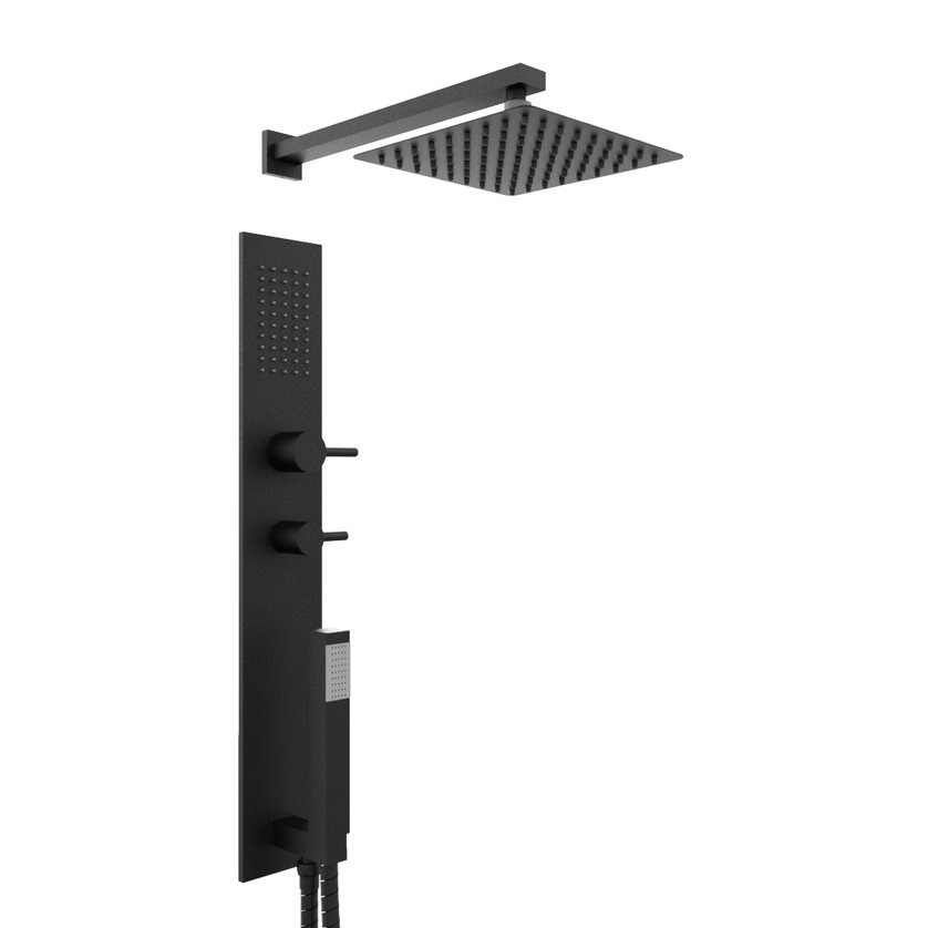 COLUMNA INTEGRAL 650 VOL REDONDO NEGRO - HIDROMET - 10 AÑOS DE GARANTÍA [87735NEGR]