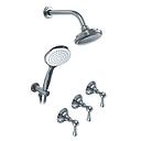 GRIFERÍA DUCHA 2 VIAS BICOMANDO CON TRANSFERENCIA Y DUCHADOR BEVERLY LEVER CROMO - HIDROMET - 10 AÑOS DE GARANTÍA [00453CRCR]