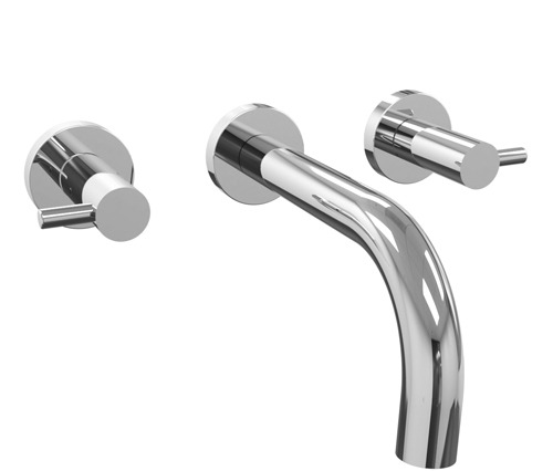 GRIFERÍA LAVATORIO DE PARED JET CROMO - HIDROMET - 10 AÑOS DE GARANTÍA [03780CRCR]