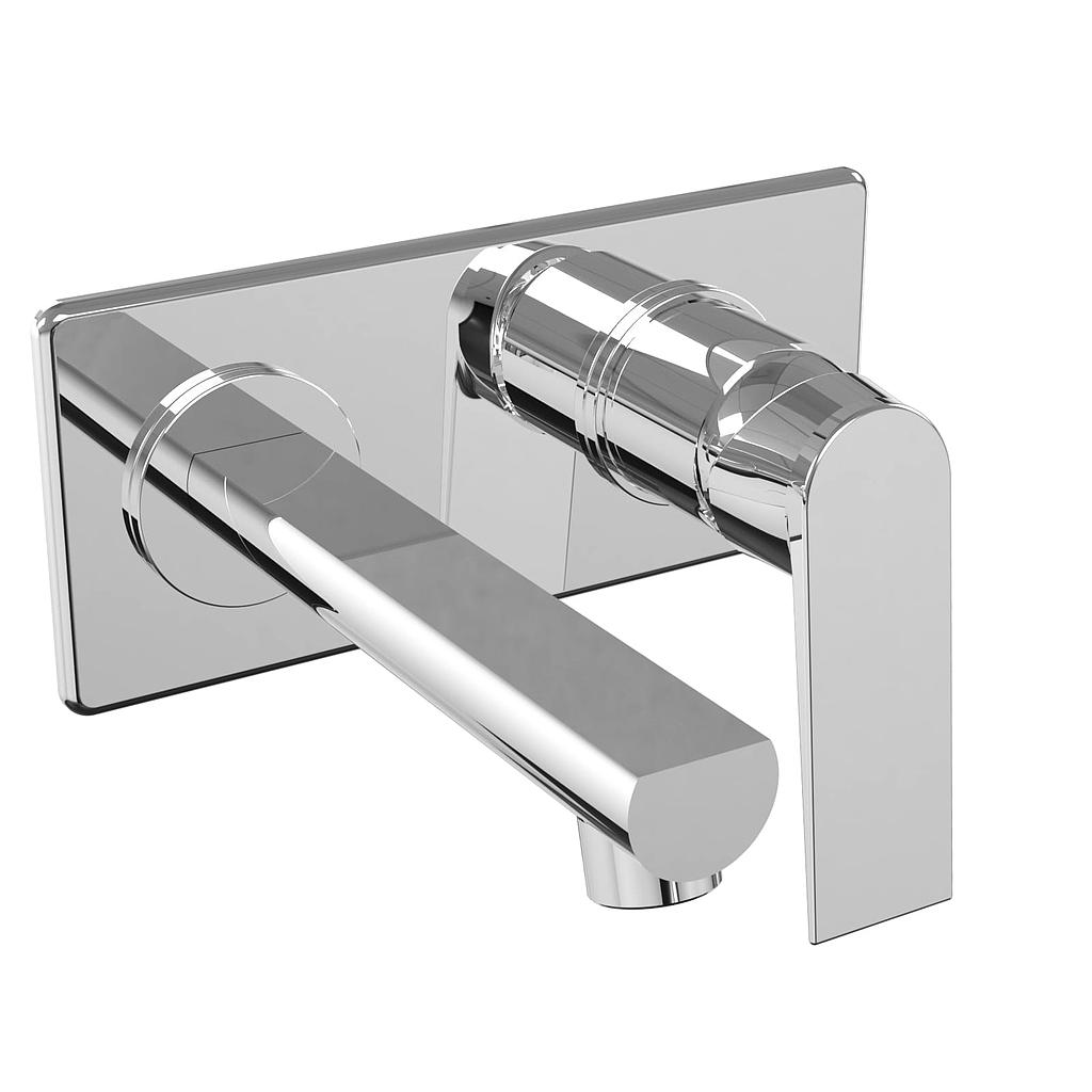 GRIFERÍA LAVATORIO DE PARED MONOCOMANDO RAPTOR CROMO - HIDROMET - 10 AÑOS DE GARANTÍA [9480CRCR]