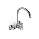 GRIFERÍA MONOCOMANDO EMBLEM COCINA PARED CROMO PIAZZA [10013]