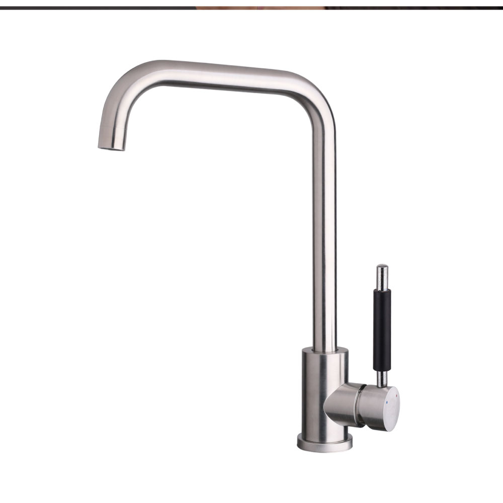 GRIFERÍA MONOCOMANDO GOURMET COCINA MESADA ACERO INOXIDABLE  - PIAZZA [10303SS]