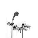 GRIFERÍA BICOMANDO CONVENCIONAL VILLAGE BAÑERA EXTERIOR CON TRANSF CROMO PIAZZA [31408]