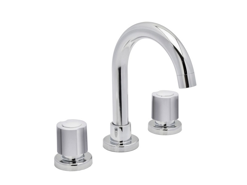 GRIFERÍA BICOMANDO CONVENCIONAL VIVA PLUS LAVATORIO PICO ALTO CROMO HYDROS [343911]