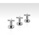 GRIFERÍA BICOMANDO CIERRE CERAMICO GUILTY CRUZ BIDET CON TRANSFERENCIA CROMO PIAZZA [22404]