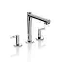 GRIFERÍA BICOMANDO CIERRE CERAMICO GUILTY LEVER LAVATORIO MESADA PICO DE CAÑO CROMO PIAZZA [22501]