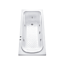 BAÑERA HIDROMASAJE STANDARD 1700mm CON CAJON PIAZZA [BH170SC]