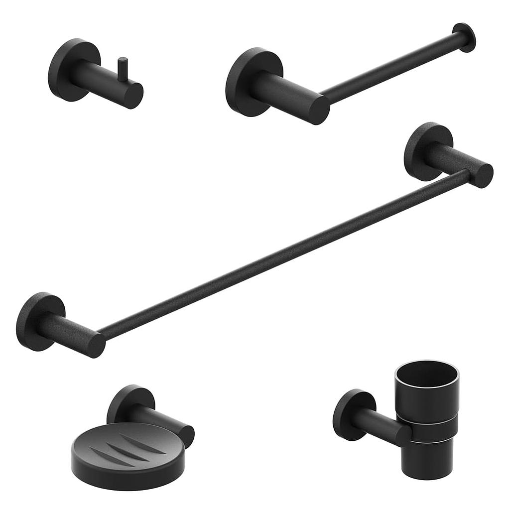 KIT 5 PIEZAS DYNAMIC NEGRO -  HIDROMET [8584NEGR]