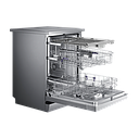 LAVAVAJILLAS SAMSUNG 14 CUBIERTOS - GRIS PLATA - [DW60M6050FS] (KITCHEN)