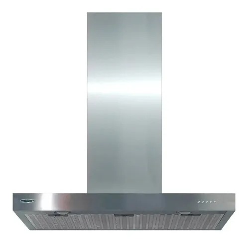 CAMPANA SLIM ACERO CON LUZ Y MOTOR TURBO 1 VELOCIDAD MARALDI - 60 CENTIMETROS