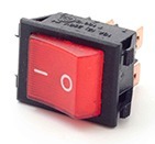 INTERRUPTOR BIP.6.3 220V - CAJA NEGRA TECLA XP - [90000495]