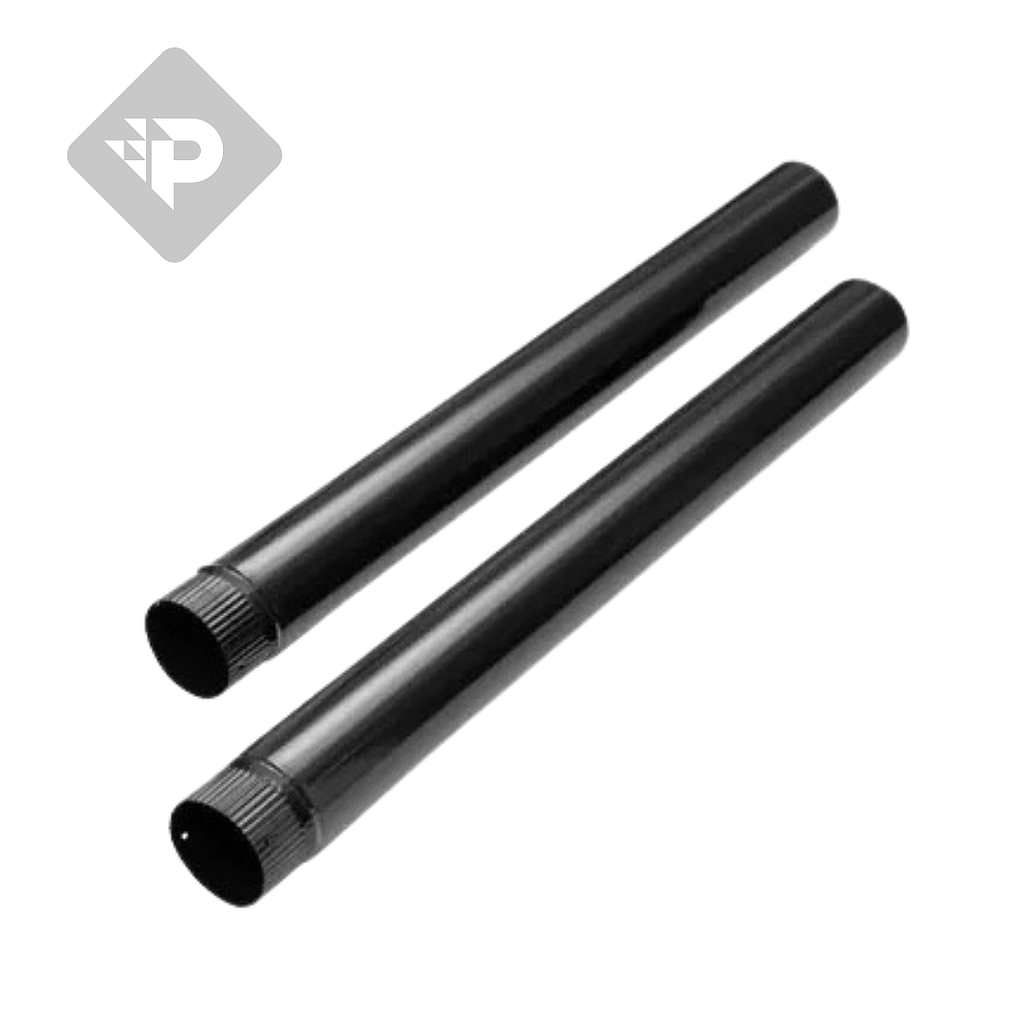 CONDUCTO 4" x 1m. ENLOZADO NEGRO - TROMEN [05-000-267]