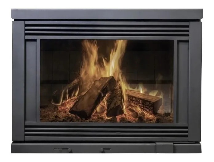 CALEFACTOR DOBLE APLICACIÓN A LEÑA OMBU CHICA 23000 kcal - Salida de humo 8" - 210m2  - TROMEN [01-000-112]